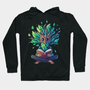 Cute Shepherd of trees reading book Hoodie